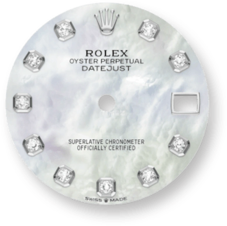 Rolex,Datejust 31 31mm,31mm,White Gold,White,Automatic,Day,55hours,278289RBR,278289RBR-0005