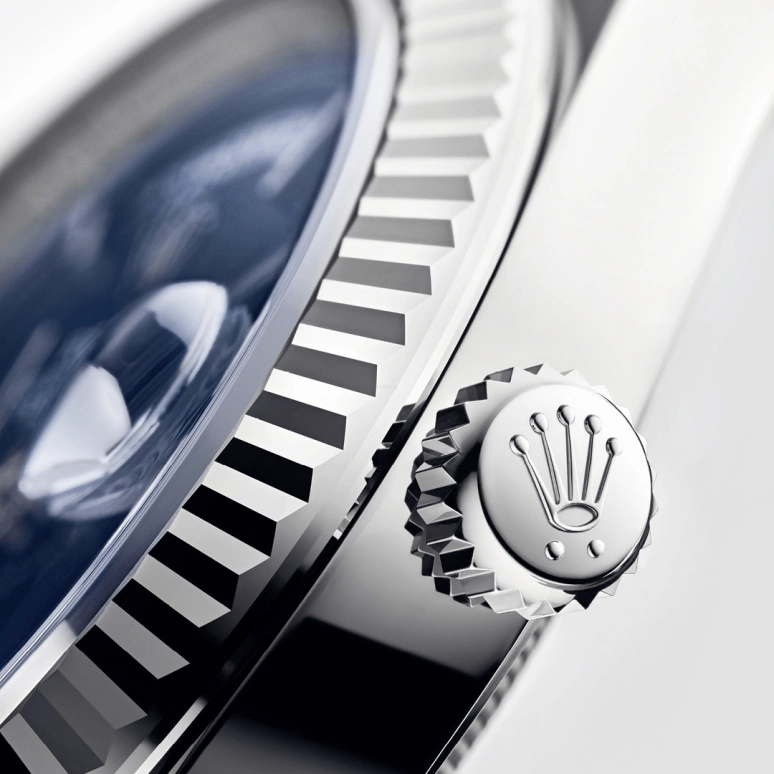 Rolex,Day-Date 40 40mm,40mm,White Gold,Blue,Automatic,Date,Day,228239,228239-0007