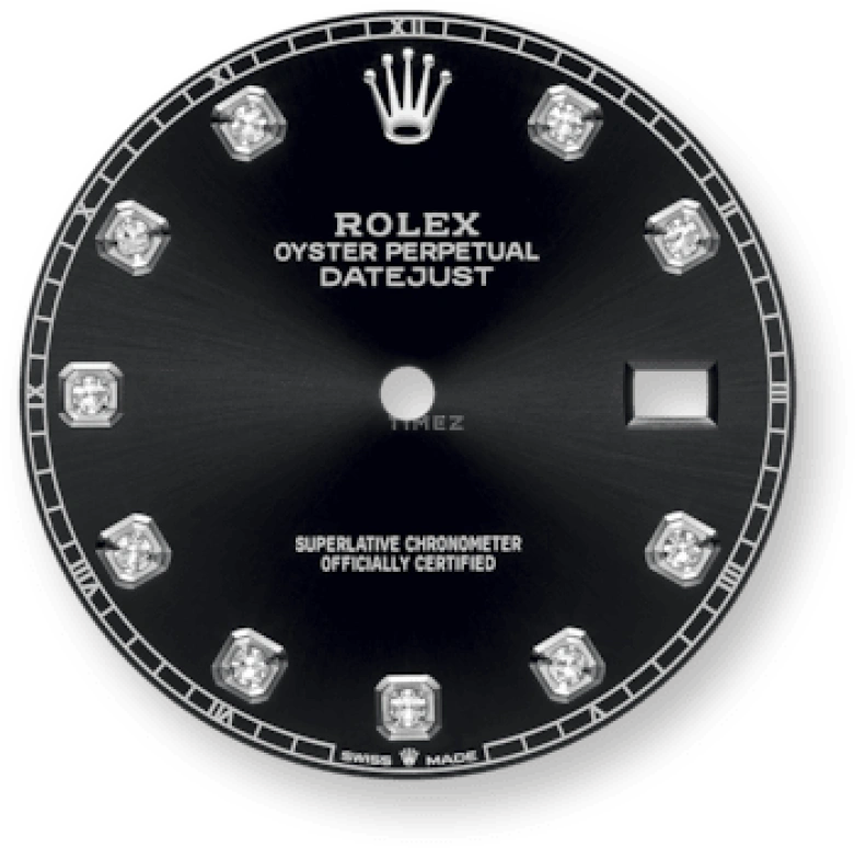 Rolex,Datejust 41 41mm,41mm,White Gold,Stainless Steel,Black,Automatic,Day,70hours,Donnie Yen,126334,126334-0012