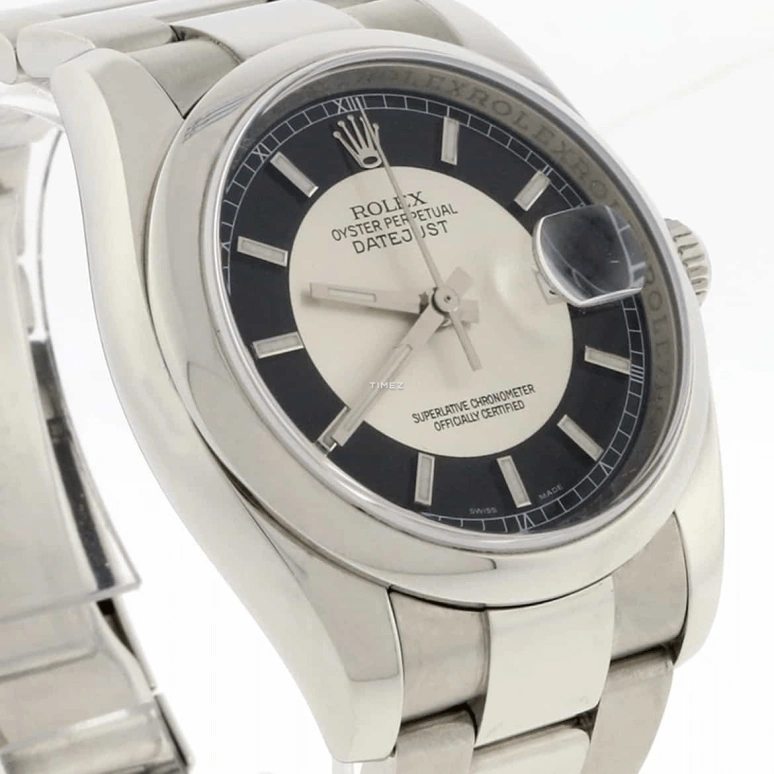 Rolex,Datejust 36 36mm,36mm,Stainless Steel,Black,Silver,Automatic,Day,48hours,116200 Black Tuxedo Oyster