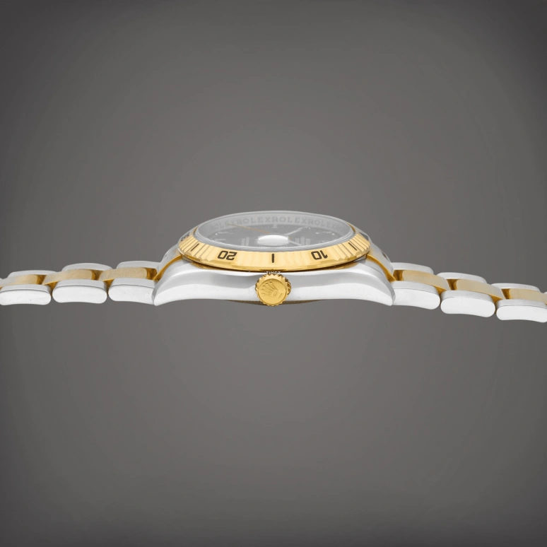 Rolex,Datejust 36 36mm,36mm,Stainless Steel,Yellow Gold,Grey,Automatic,Day,48hours,116263 Turn,116263 Turn-O-Graph grey Oyster