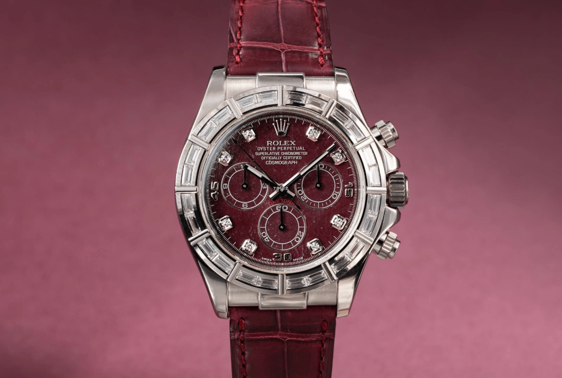 Rolex,Daytona 40mm,40mm,White Gold,Red,Automatic,Chronograph,72hours,116589 Rubellite