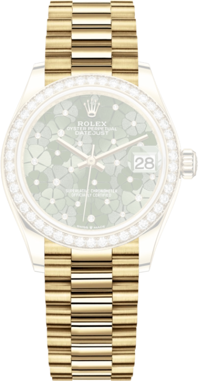 Rolex,Datejust 31 31mm,31mm,Rose Gold,Green,Automatic,Day,55hours,278288RBR,278288RBR-0038