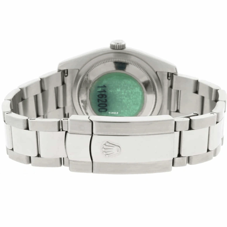 Rolex,Datejust 36 36mm,36mm,Stainless Steel,Black,Silver,Automatic,Day,48hours,116200 Black Tuxedo Oyster