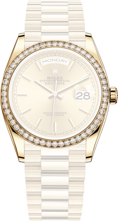 Rolex,Day-Date 36 36mm,36mm,Yellow Gold,Champagne,Automatic,Date,Day,128348RBR,128348RBR-0026