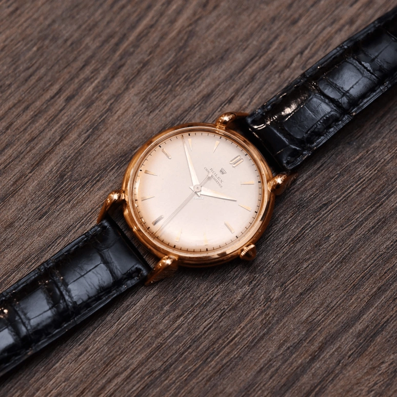 Rolex,Other 37mm,37mm,Rose Gold,Handwound,Sapphire,Crystal Glass,Round,4364