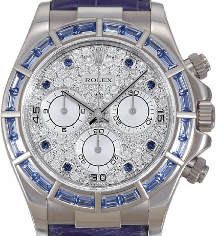 Rolex,Daytona 40mm,40mm,White Gold,Silver,Automatic,Chronograph,72hours,116589SACII,116589SACII-0001
