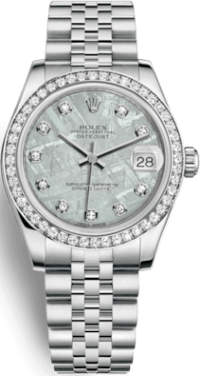 Rolex,Datejust 31 31mm,31mm,Oystersteel,White Gold,Grey,Automatic,Day,48hours,178384,178384-0041