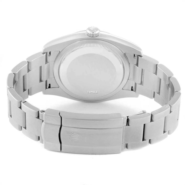 Rolex,Oyster Perpetual 36mm,36mm,White Gold,Stainless Steel,Silver,Automatic,48hours,In-house Caliber,116034,116034-0005