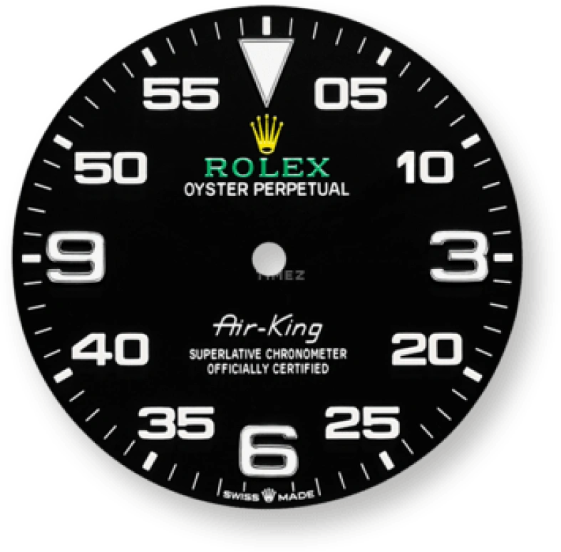 Rolex,Air King 40mm,40mm,Stainless Steel,Black,Automatic,70hours,In-house Caliber,Gordon James Ramsay,126900,126900-0001