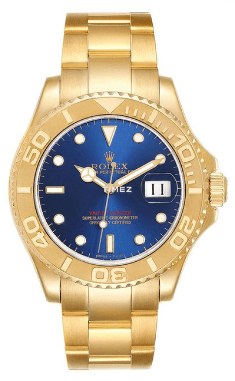 Rolex,Yacht-Master 40mm,40mm,Yellow Gold,Blue,Automatic,Day,48hours,16628 BLUE