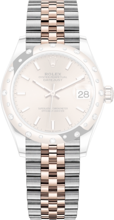 Rolex,Datejust 31 31mm,31mm,Rose Gold,Stainless Steel,Rose,Automatic,Day,55hours,278341RBR,278341RBR-0010
