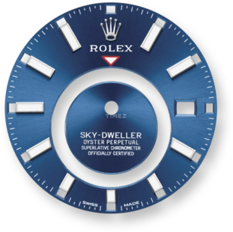 Rolex,Sky-Dweller 42mm,42mm,White Gold,Stainless Steel,Blue,Automatic,Annual Calendar,Month,Date,326934,326934-0003