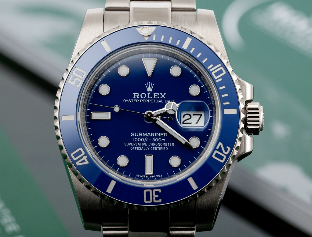 Rolex,Submariner 40mm,40mm,White Gold,Blue,Automatic,Day,48hours,116619LB,116619LB-97209