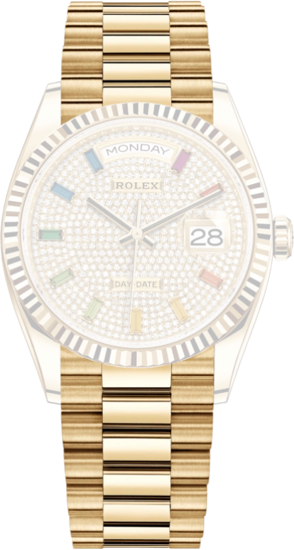 Rolex,Day-Date 36 36mm,36mm,Yellow Gold,Automatic,Date,Day,128238,128238-0051