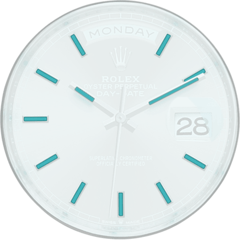 Rolex,Day-Date 40 40mm,40mm,Platinum,Grey,Automatic,Date,Day,228236,228236-0013