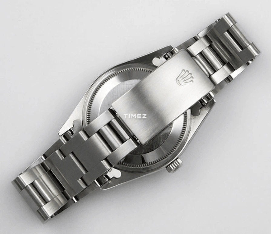 Rolex,Date 34mm,34mm,Stainless Steel,Black,Automatic,Day,48hours,15200 Black