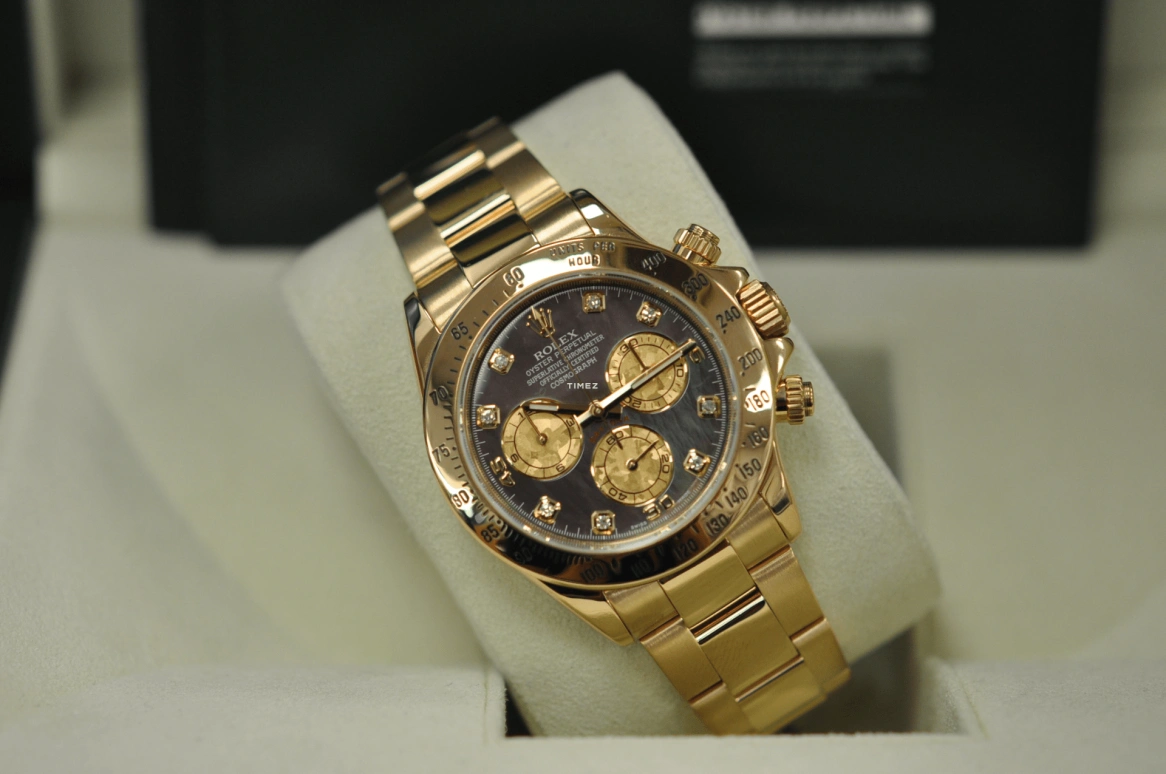 Rolex,Daytona 40mm,40mm,Yellow Gold,Black,Automatic,Chronograph,72hours,116528,116528-0039