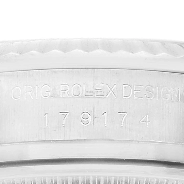 Rolex,Lady-Datejust 26mm,26mm,Stainless Steel,Silver White,White,Automatic,Day,48hours,179174 MOP Ruby