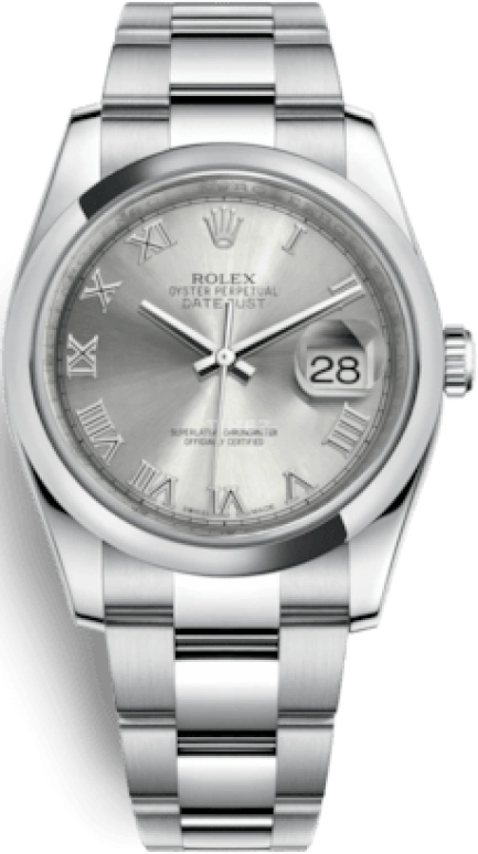 Rolex,Datejust 36 36mm,36mm,Stainless Steel,Silver,Automatic,Day,48hours,116200,116200-0062