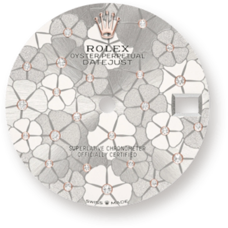 Rolex,Datejust 31 31mm,31mm,Rose Gold,Stainless Steel,Silver,Automatic,Day,55hours,278241,278241-0032