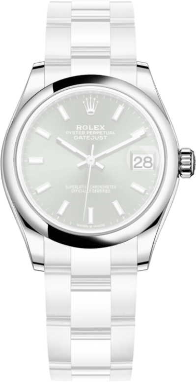 Rolex,Datejust 31 31mm,31mm,Stainless Steel,Green,Automatic,Day,55hours,278240,278240-0011