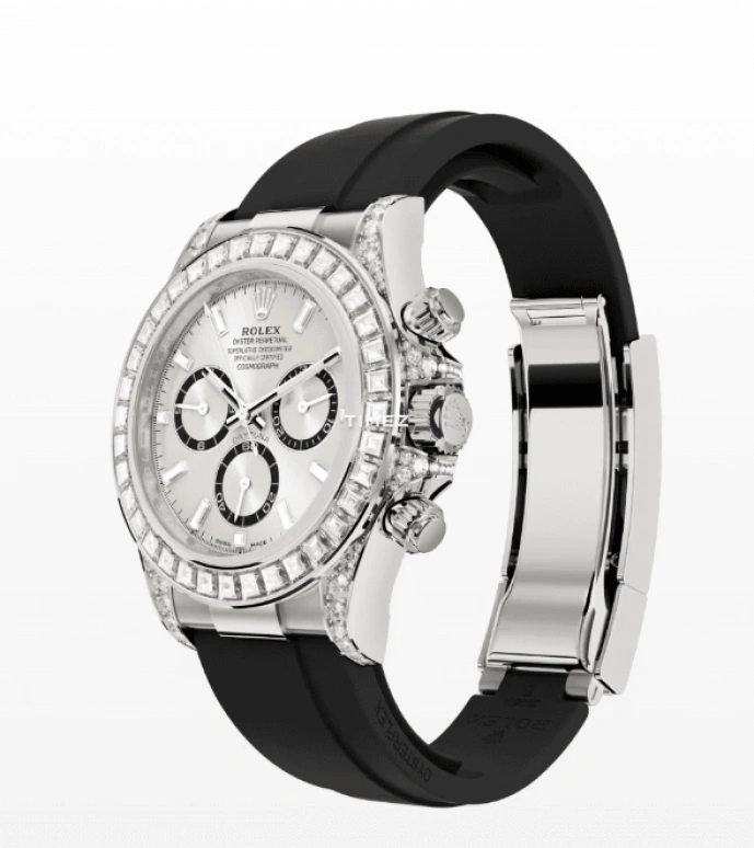 Rolex,Daytona 40mm,40mm,White Gold,Silver,Grey,Automatic,Chronograph,72hours,126539TBR,126539TBR-0002