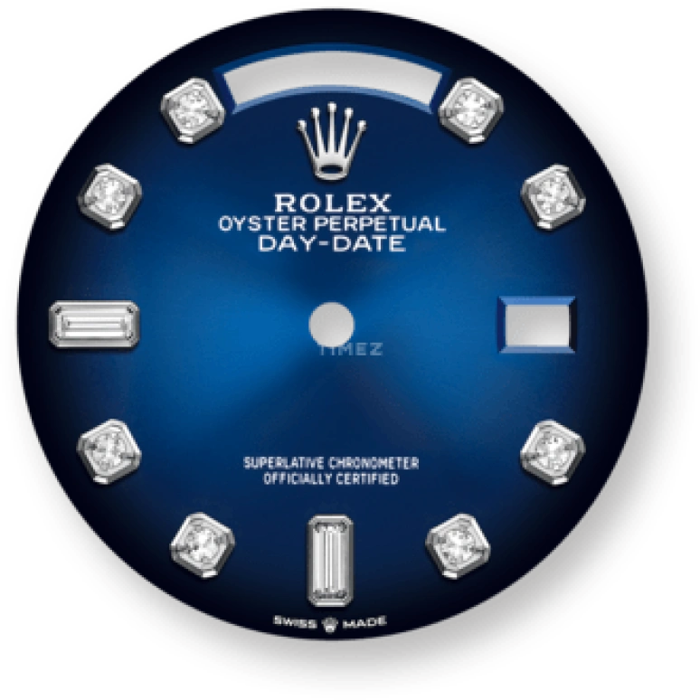 Rolex,Day-Date 36 36mm,36mm,Platinum,Blue,Automatic,Date,Day,128236,128236-0005