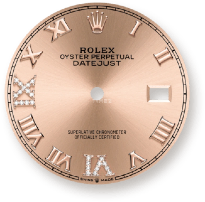 Rolex,Datejust 36 36mm,36mm,Rose Gold,Stainless Steel,Rose,Automatic,Day,70hours,126281RBR,126281RBR-0015