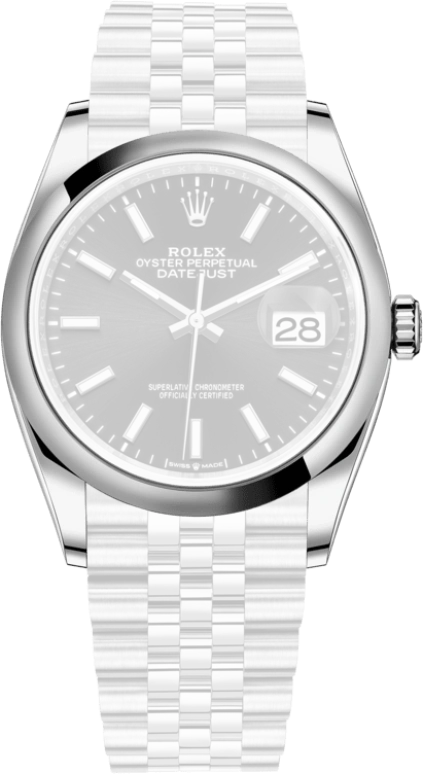Rolex,Datejust 36 36mm,36mm,Oystersteel,Black,Automatic,Day,70hours,126200,126200-0003