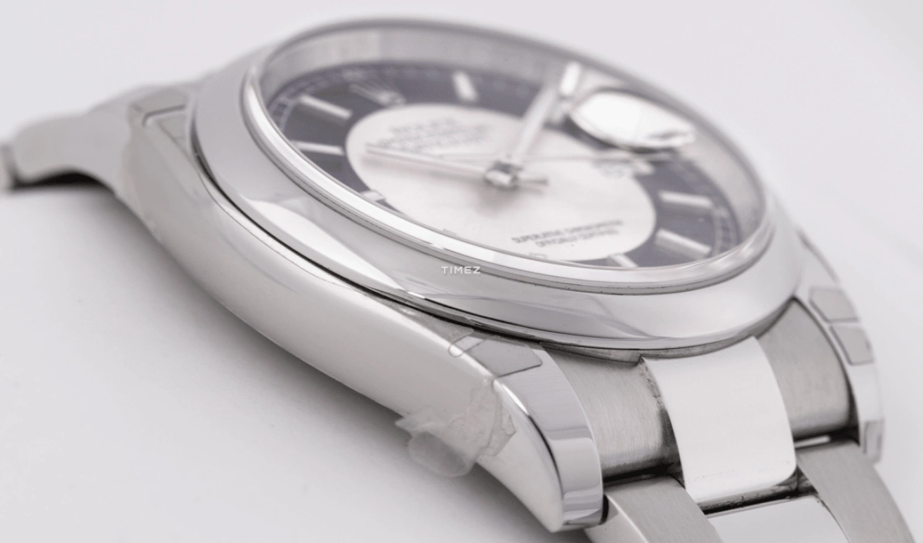 Rolex,Datejust 36 36mm,36mm,Stainless Steel,Black,Silver,Automatic,Day,48hours,116200 Black Tuxedo Oyster