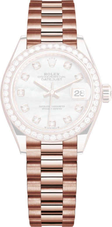 Rolex,Lady-Datejust 28mm,28mm,Everose Gold,Pink,Automatic,Day,55hours,279135RBR,279135RBR-0010