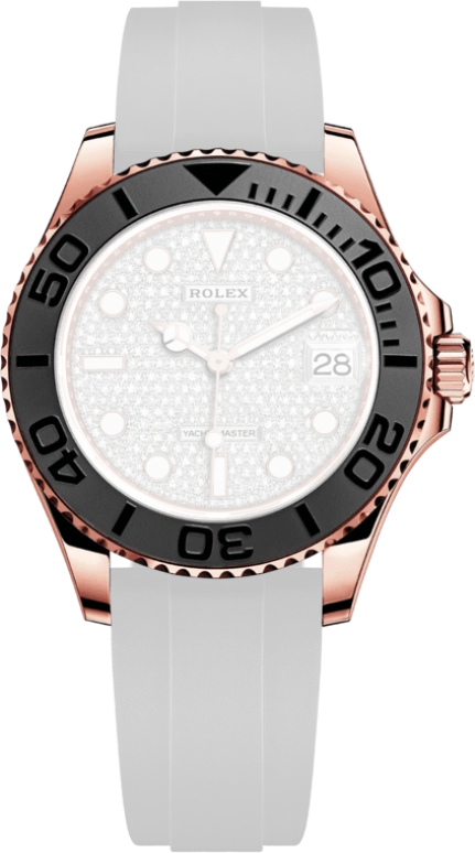 Rolex,Yacht-Master 37mm,37mm,Rose Gold,Silver White,Silver,Automatic,Day,55hours,268655,268655-0019