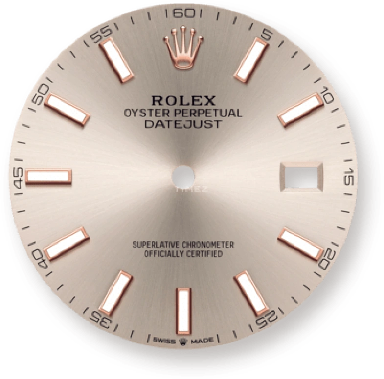 Rolex,Datejust 41 41mm,41mm,Rose Gold,Stainless Steel,Pink,Automatic,Day,70hours,126331,126331-0010