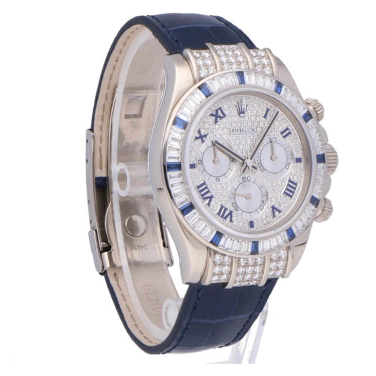 Rolex,Daytona 40mm,40mm,White Gold,Blue,Automatic,Chronograph,72hours,11659912SA