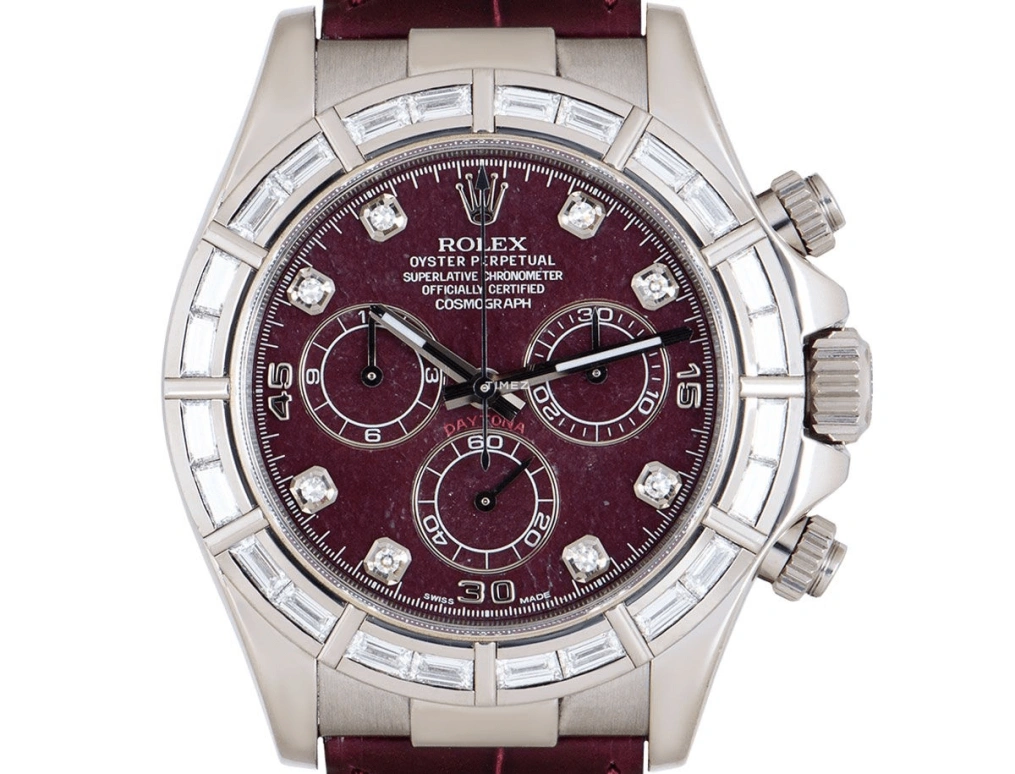 Rolex,Daytona 40mm,40mm,White Gold,Red,Automatic,Chronograph,72hours,116589 Rubellite