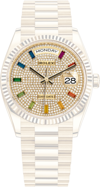 Rolex,Day-Date 36 36mm,36mm,Yellow Gold,Automatic,Date,Day,128238,128238-0051
