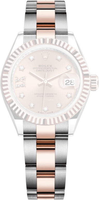 Rolex,Lady-Datejust 28mm,28mm,Everose Gold,Oystersteel,Pink,Automatic,Day,55hours,279171,279171-0028