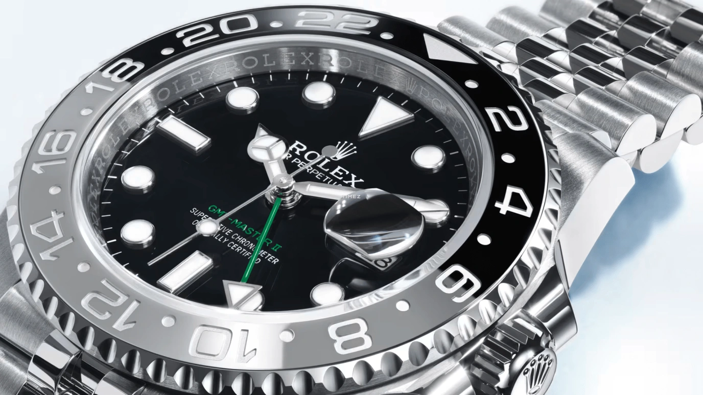 Rolex,GMT-Master II 40mm,40mm,Oystersteel,Black,Automatic,Day,Dule Time,Roger Federer,king roger,费天王,126710GRNR,126710GRNR-0003