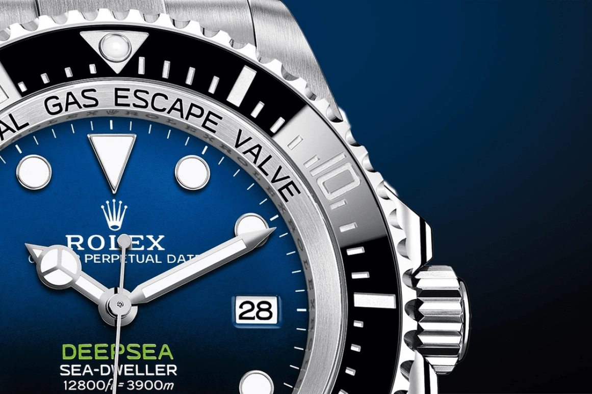 Rolex,Deepsea 44mm,44mm,Oystersteel,Blue,Black,Gradient,Automatic,Day,70hours,136660,136660-0003