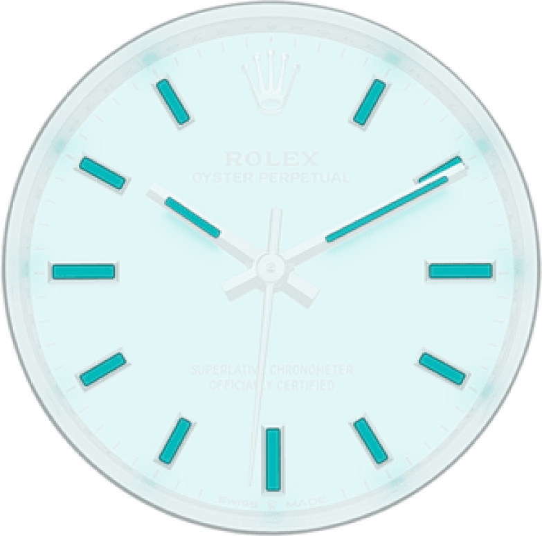 Rolex,Oyster Perpetual 31mm,31mm,Stainless Steel,Turquoise,Ice Blue,Automatic,55hours,In-house Caliber,277200,277200-0007