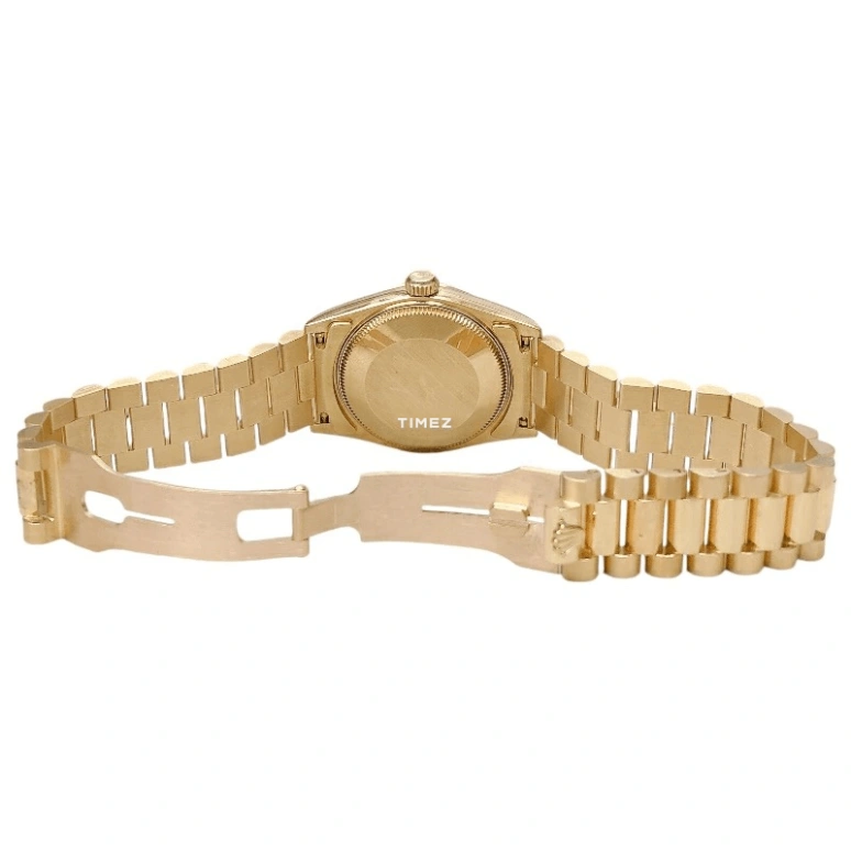 Rolex,Datejust 31 31mm,31mm,Yellow Gold,Silver,Champagne,Automatic,Day,42hours,68278 Diamond