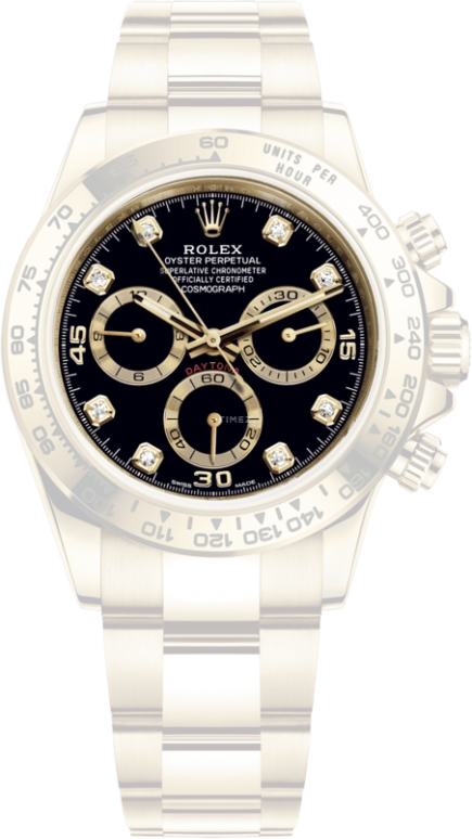 Rolex,Daytona 40mm,40mm,Yellow Gold,Black,Automatic,Chronograph,Column Wheel,116508,116508-0016