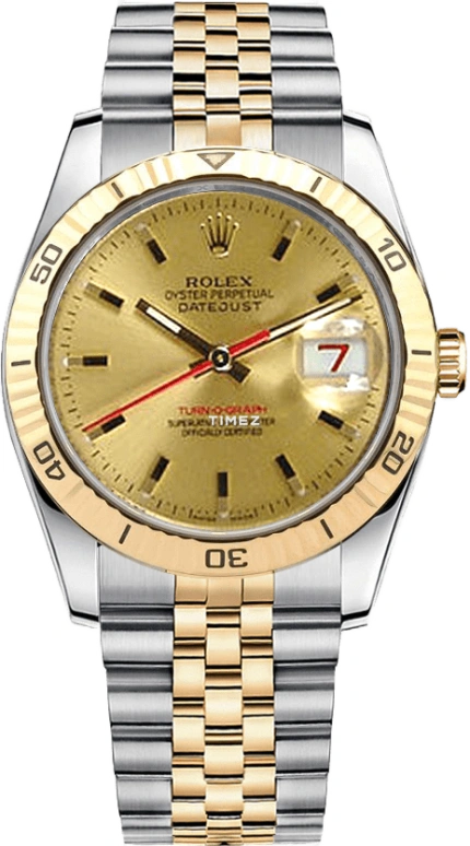 Rolex Datejust 36 116263 Turn-O-Graph champagne Jubilee