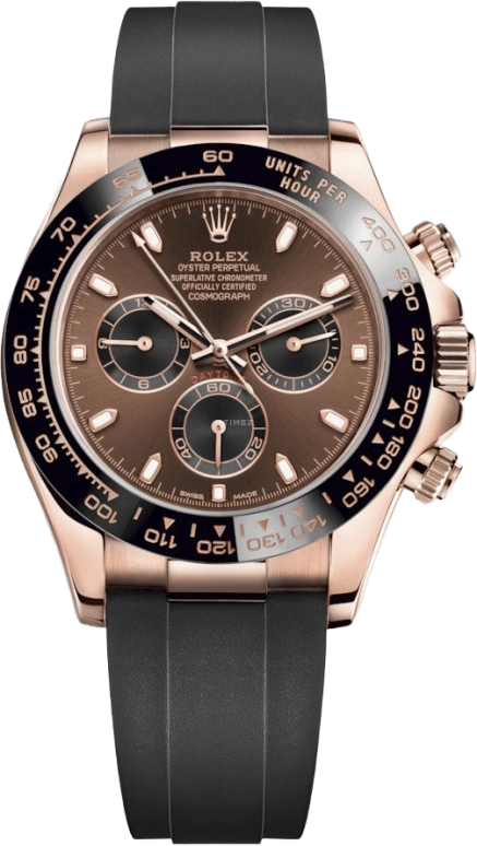 Rolex,Daytona 40mm,40mm,Ceramic,Rose Gold,Brown,Automatic,Chronograph,Column Wheel,Stephen Curry,Threezus,116515LN,116515LN-0041