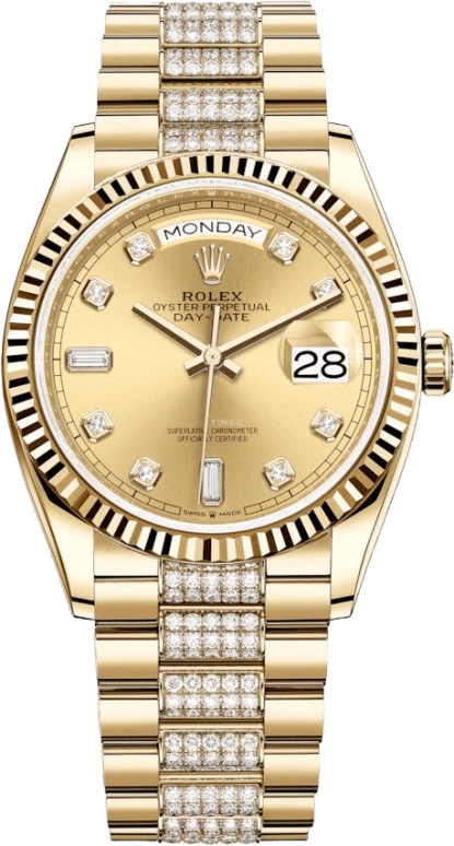 Rolex,Day-Date 36 36mm,36mm,Yellow Gold,Champagne,Automatic,Date,Day,128238,128238-0026