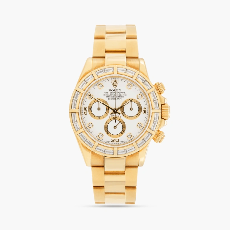 Rolex,Daytona 40mm,40mm,Yellow Gold,White,Automatic,Chronograph,72hours,116568