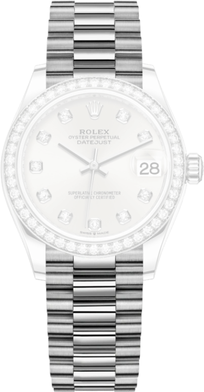 Rolex,Datejust 31 31mm,31mm,White Gold,Silver,Automatic,Day,55hours,278289RBR,278289RBR-0021