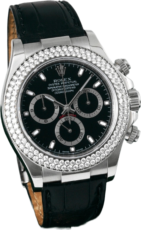 Rolex,Daytona 40mm,40mm,White Gold,Black,Automatic,Chronograph,72hours,116589RBR,116589RBR-0001