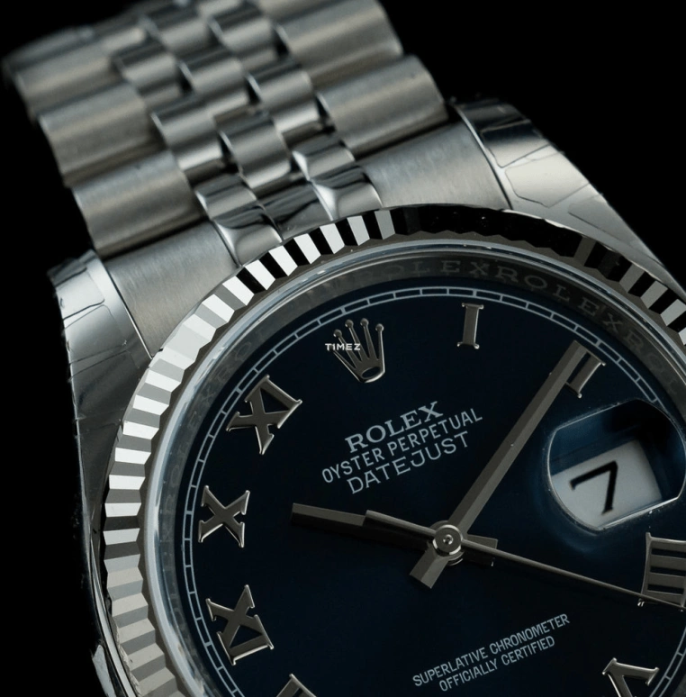 Rolex,Datejust 36 36mm,36mm,Stainless Steel,White Gold,Blue,Automatic,Day,48hours,116234,116234-63200 blue